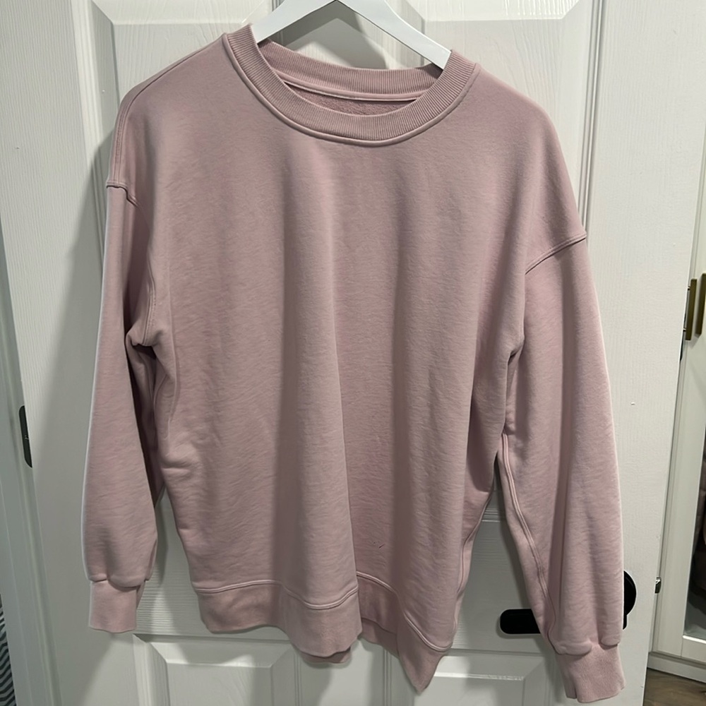 Lululemon pullover/sweatshirt size 6 or M/L, pink